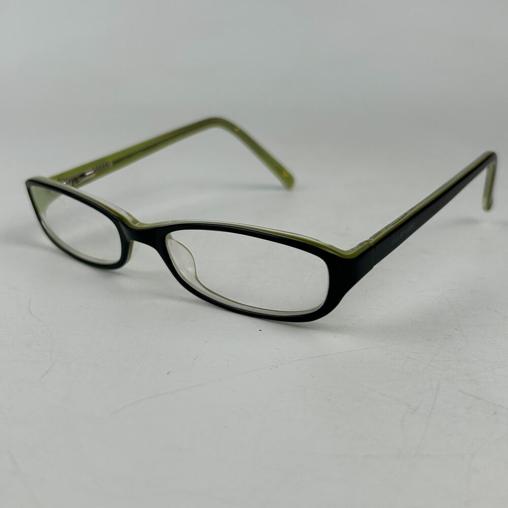 Jill Stuart JS 156-3 Eyeglasses Frame Women‎ Black Green Full Rim 50-17-130mm
